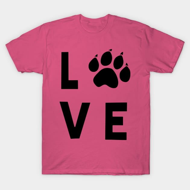 Love Dogs T-Shirt by SillyShirts